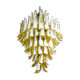 Chandelier Murano glass Canadiens Mazzega tissue 70