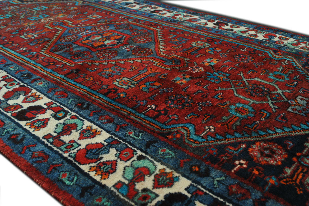 Authentic old Persian rug 192 x 118 cm
