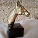 Bronze horse head