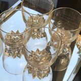 Lot of 5 small vintage glasses