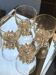 Lot of 5 small vintage glasses