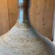 Large vintage 1970s stoneware lamp base