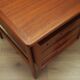 Bureau en teck, design danois, années 1970, fabrication : Omann Jun