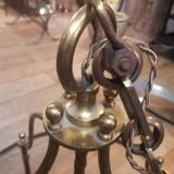 Brass and glass lantern