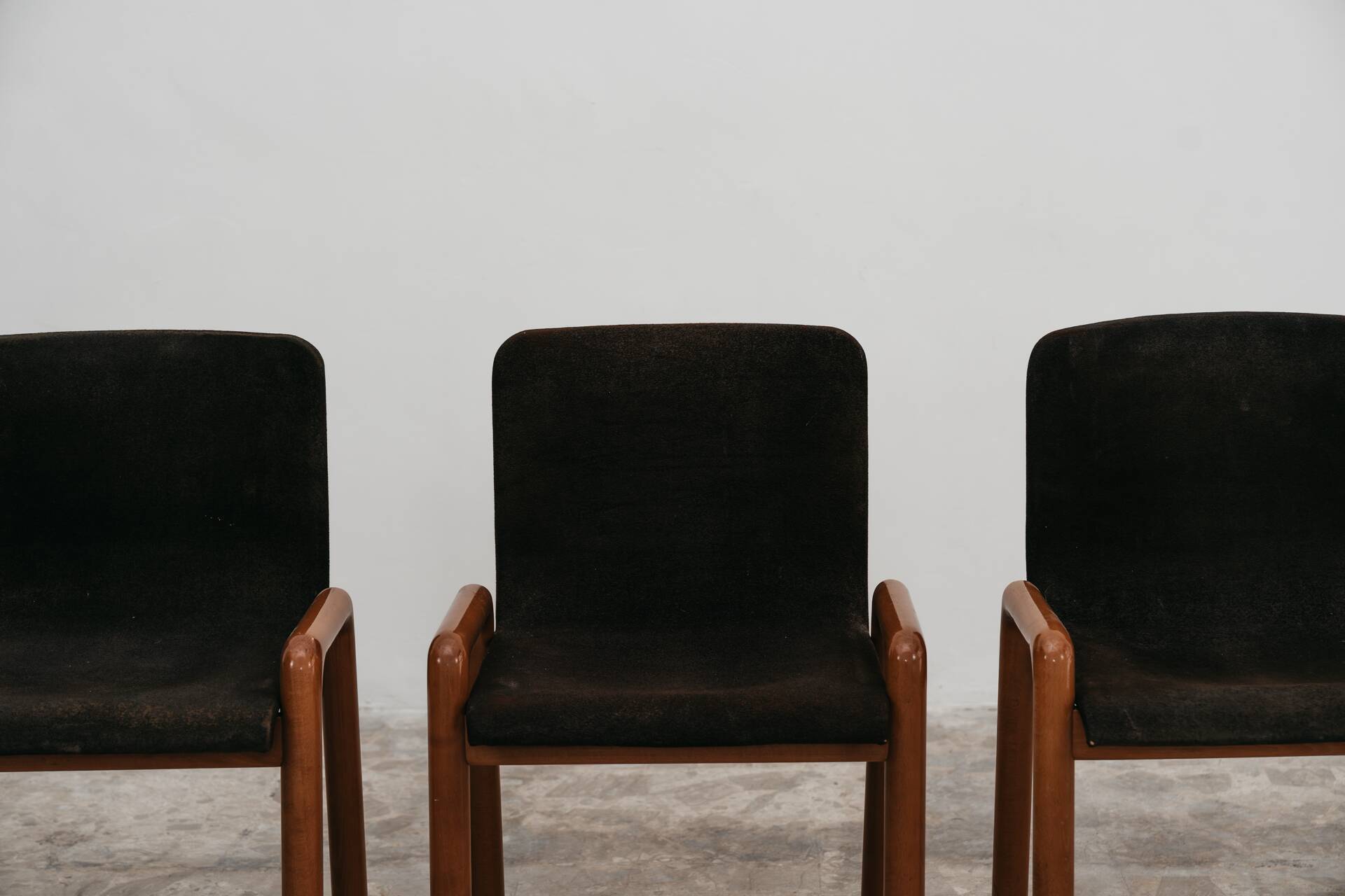 Guido Faleschini I4 Mariani 3 Sedie Mod. Dilos Design 1970’s Modern