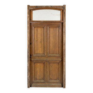 Porte d'entrée en chêne