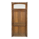 Solid oak entrance door 19th century