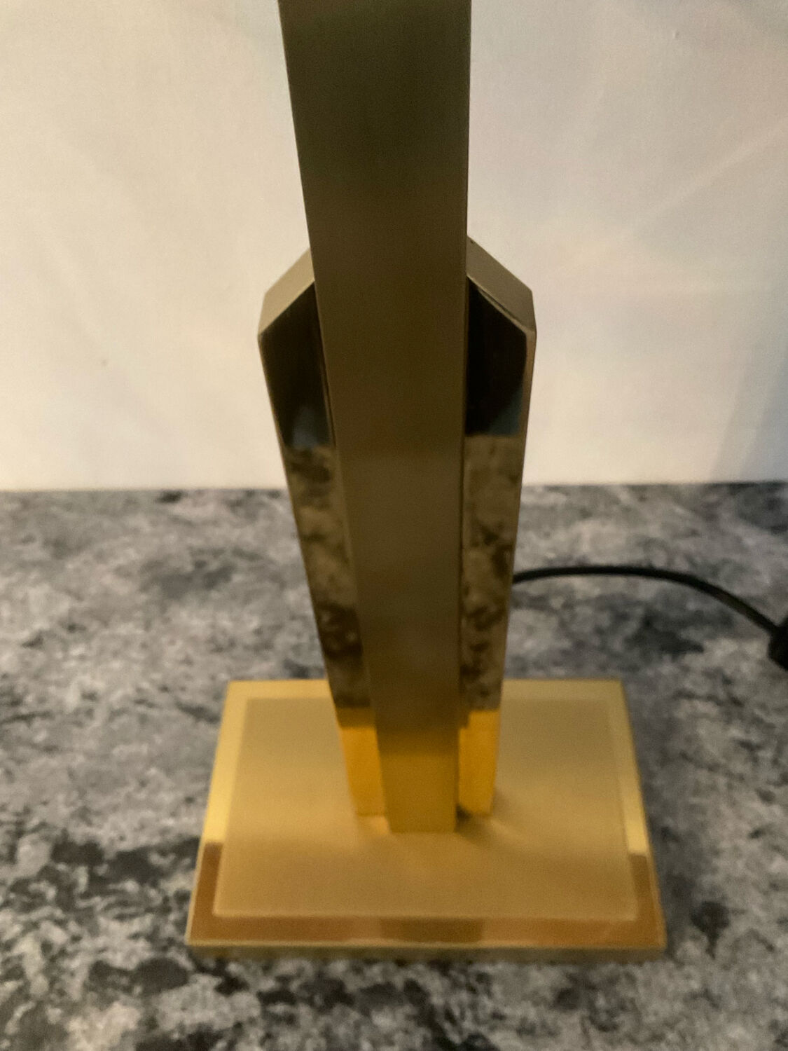 Lampe Deknudt en laiton style Hollywood Regency des années 70