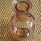 Pink glass vase Soliflore rosaline