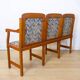 3 Seat Upholstered Bench, Spain, 1910s
