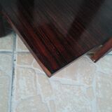 Art Deco side table in macassar ebony