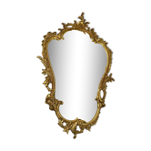 Miroir baroque rocaille en bronze doré