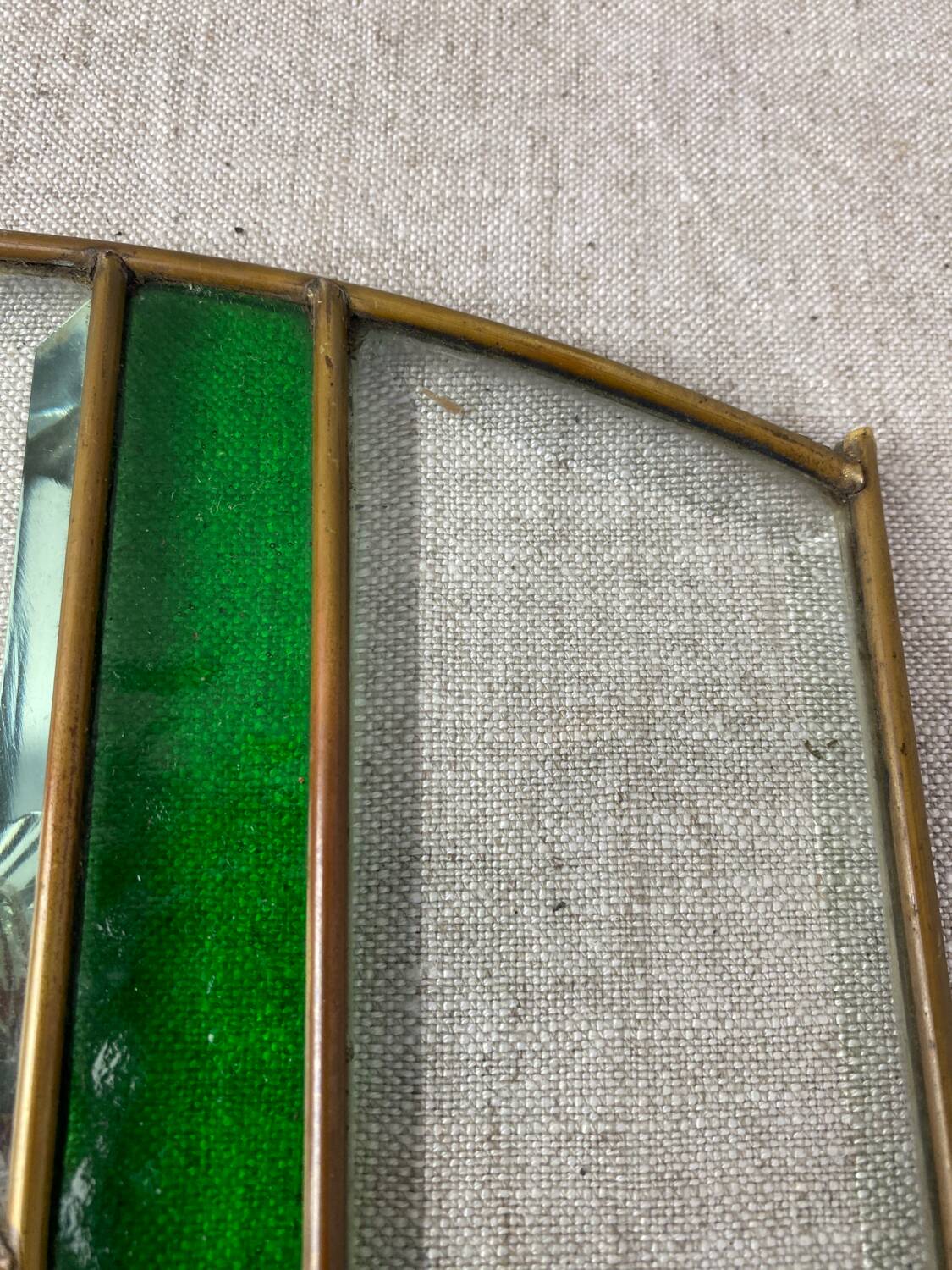 Stained glass beveled and cabochon