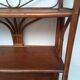 Vintage bamboo and rattan buffet library