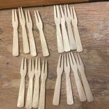 Set of 16 tapas forks and 14 scoops of sorbet