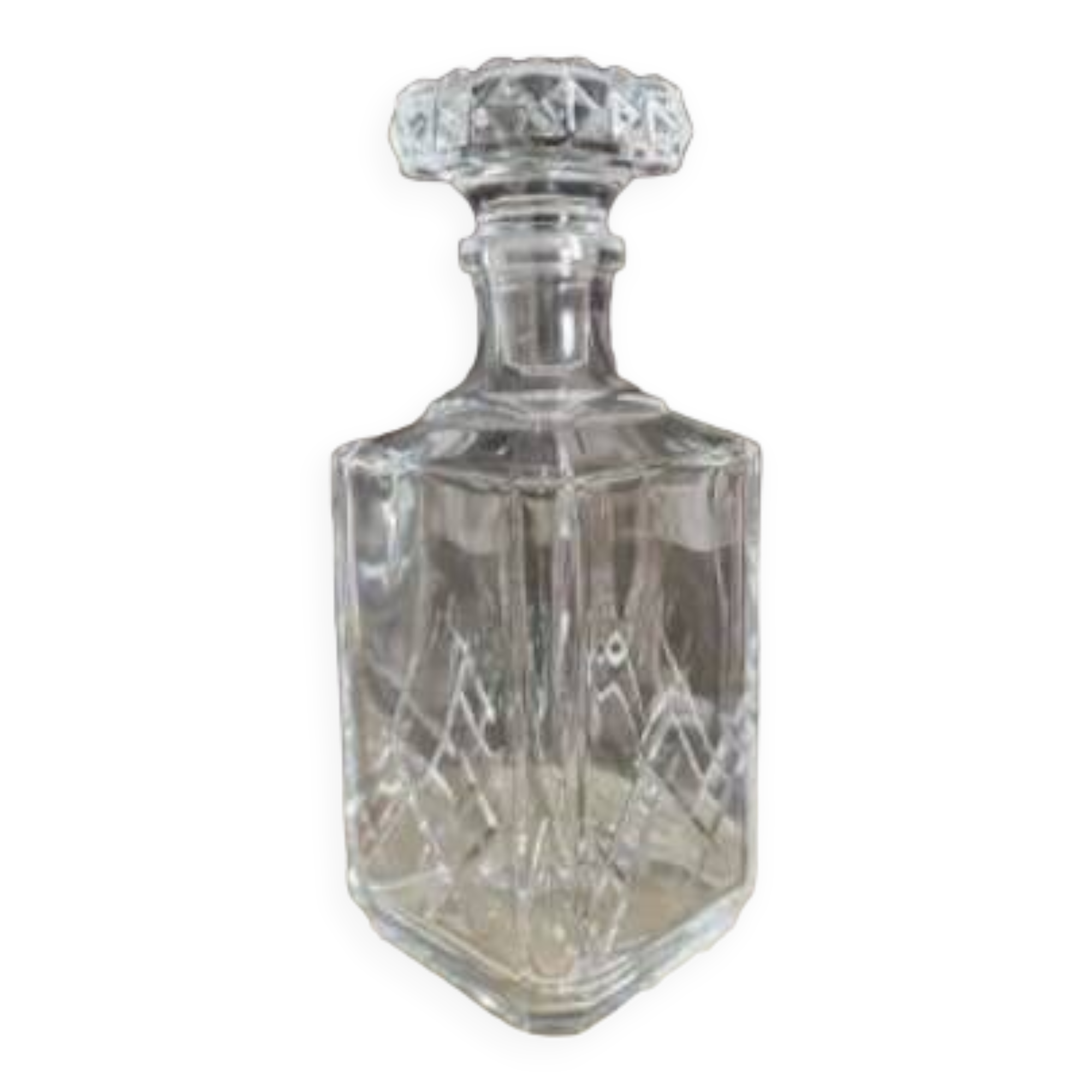 Crystal whiskey decanter