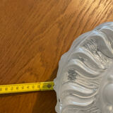 Art Deco pressed glass ceiling light Lumisec