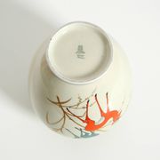 40s porcelain vase with handpainted wildlife motifs from PMR Bavaria Jaeger
