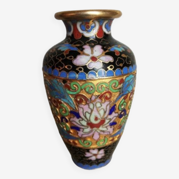 China Cloisonné XXth Email Vase