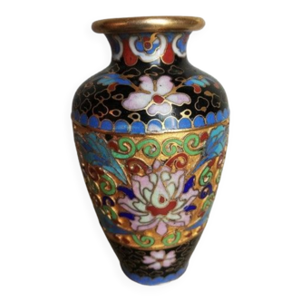 China Cloisonné XXth Email Vase