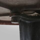 Rare Louis Vuitton cast iron bistro table with bakelite top, France ca. 1930