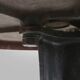 Rare Louis Vuitton cast iron bistro table with bakelite top, France ca. 1930