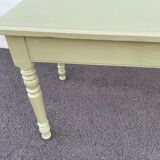 Painted wooden farmhouse table L120