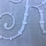 Flax sheet marked MR