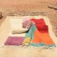 Unique Moroccan rug in natural wool 3x2 m