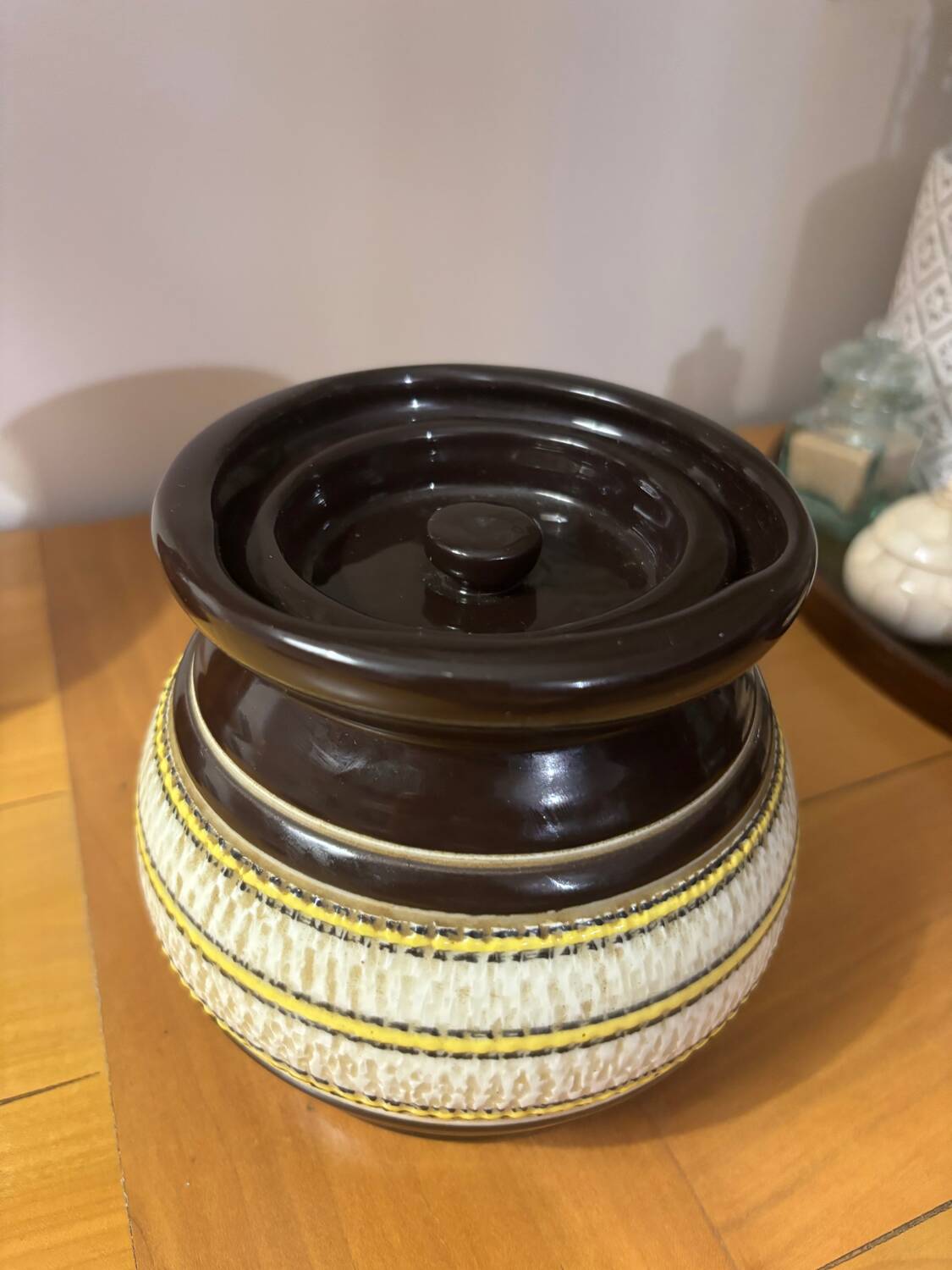 Vintage pot signed Lucien Brisdoux