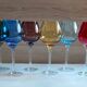 Set of six glasses, Italy, 1970s.