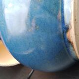 Sandstone and ash enamel lamp by Mireille and Noël Dailler Blanot circa 1970