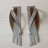 Set of 2 art deco handles