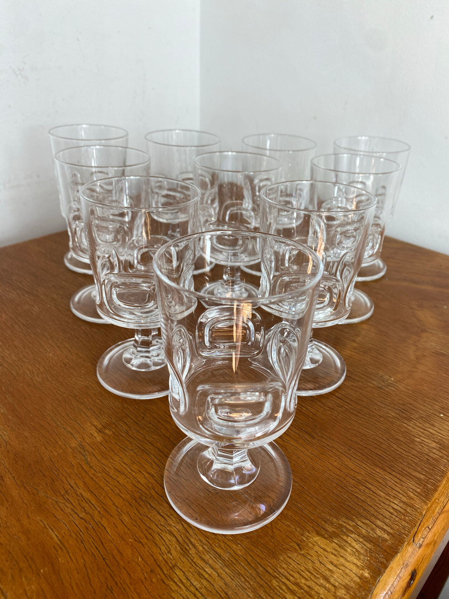Verres graphique, Cristal D’Arques 