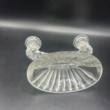 Vintage glass candle holder