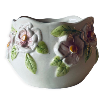 Antique ceramic pot cover