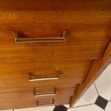 Commode vintage pieds compas