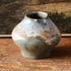 Petit vase en grès, monogrammé HR, glaçure expérimentale, début 20ème