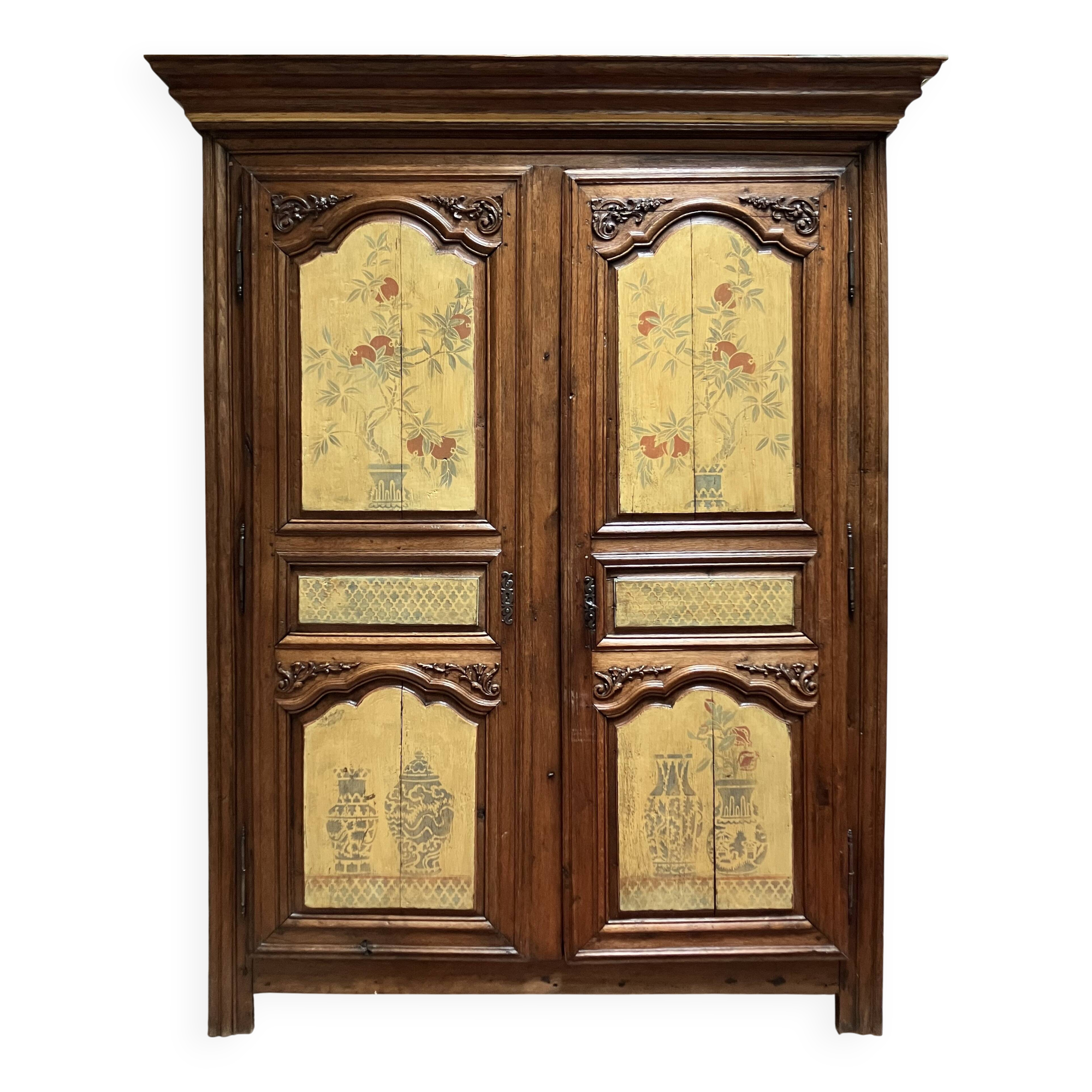 Beautiful decorated wardrobe