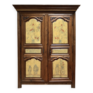 Beautiful decorated wardrobe
