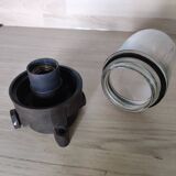 Lamp wall lamp globe glass shell bakelite design industrial workshop