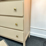 Vintage beige chest of drawers