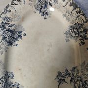 Plat ovale en terre de fer Choisy-le-Roi