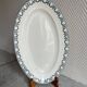 Oval ironstone dish from Salins