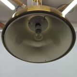 1970s Brass and Lacquered Metal Pendant, Czechoslovakia