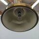 1970s Brass and Lacquered Metal Pendant, Czechoslovakia