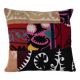 Vintage embroidered cushion cover 46x48 cm