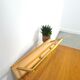 Wall coat rack with brass and leather vintage
