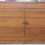 Comptoir-meuble de metier en chene massif