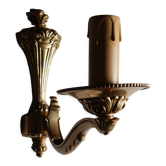 Applique murale en laiton une flamme